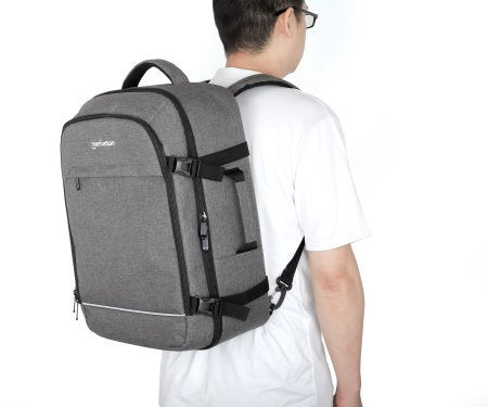 EAN 0766623440370 - Manhattan 440370 maletines para portátil 43,9 cm (17.3") Mochila Gris imagen 6