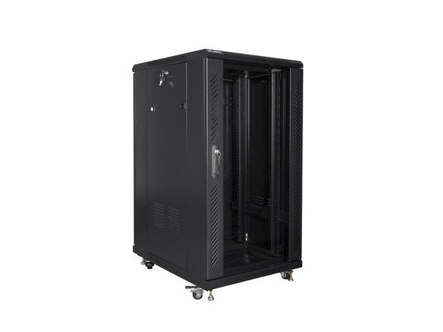 EAN 5901969424461 - Lanberg FF01-6822-12B armario rack 22U Rack o bastidor independiente Negro imagen 3