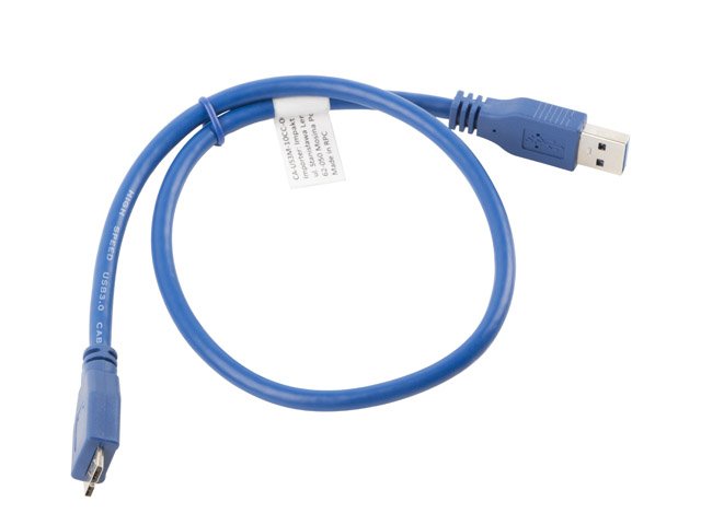 EAN 5901969413847 - Lanberg CA-US3M-10CC-0005-B cable USB 0,5 m Micro-USB A USB A Azul imagen 2