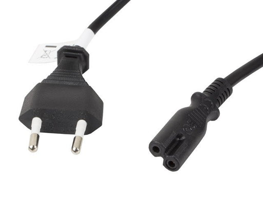 EAN 5901969429145 - Lanberg CA-C7CA-11CC-0030-BK cable de transmisión Negro 3 m CEE7/16 C7 acoplador imagen 2
