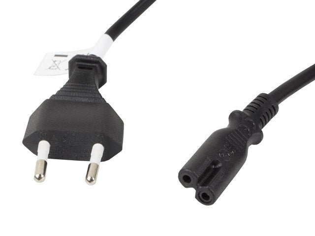 EAN 5901969429145 - Lanberg CA-C7CA-11CC-0030-BK cable de transmisión Negro 3 m CEE7/16 C7 acoplador imagen 2