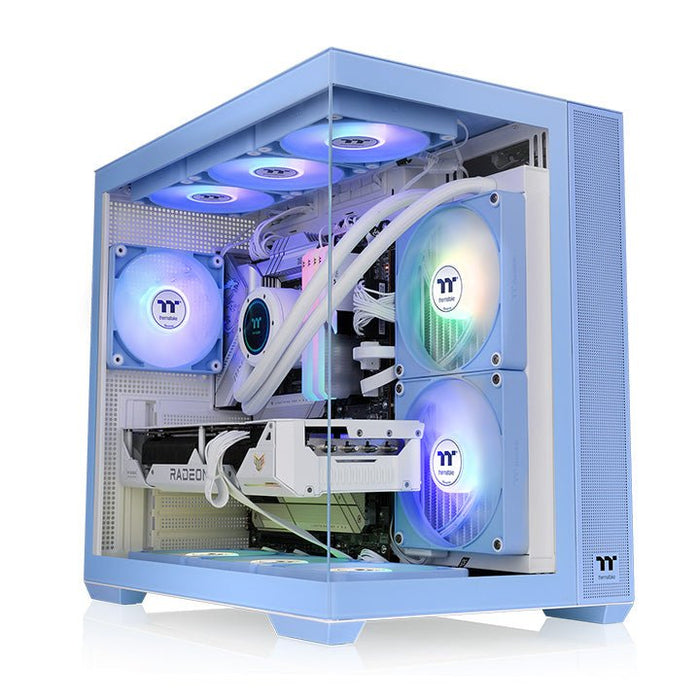EAN 4711475645325 - Thermaltake View 380 TG ARGB Hydrangea Blue Midi Tower Azul imagen 2