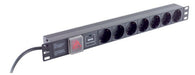 EAN 4017538131218 - S/CONN maximum connectivity 09-25175 unidad de distribución de energía (PDU) 7 salidas AC 1U Negro imagen 1