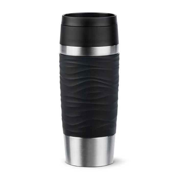 EAN 4009049545073 - EMSA Travel Mug Waves 36 ml Negro, Acero inoxidable imagen 1