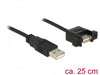 EAN 4043619854622 - DeLOCK 85462 cable USB USB 2.0 0,25 m USB A Negro imagen 1