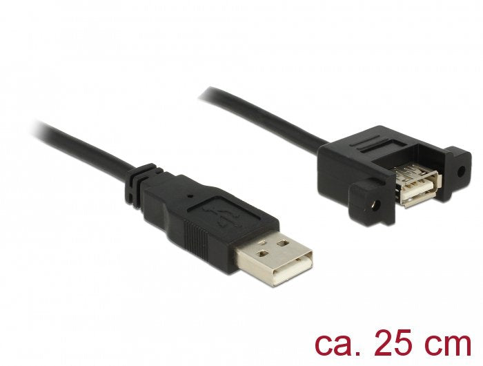 EAN 4043619854622 - DeLOCK 85462 cable USB USB 2.0 0,25 m USB A Negro imagen 1