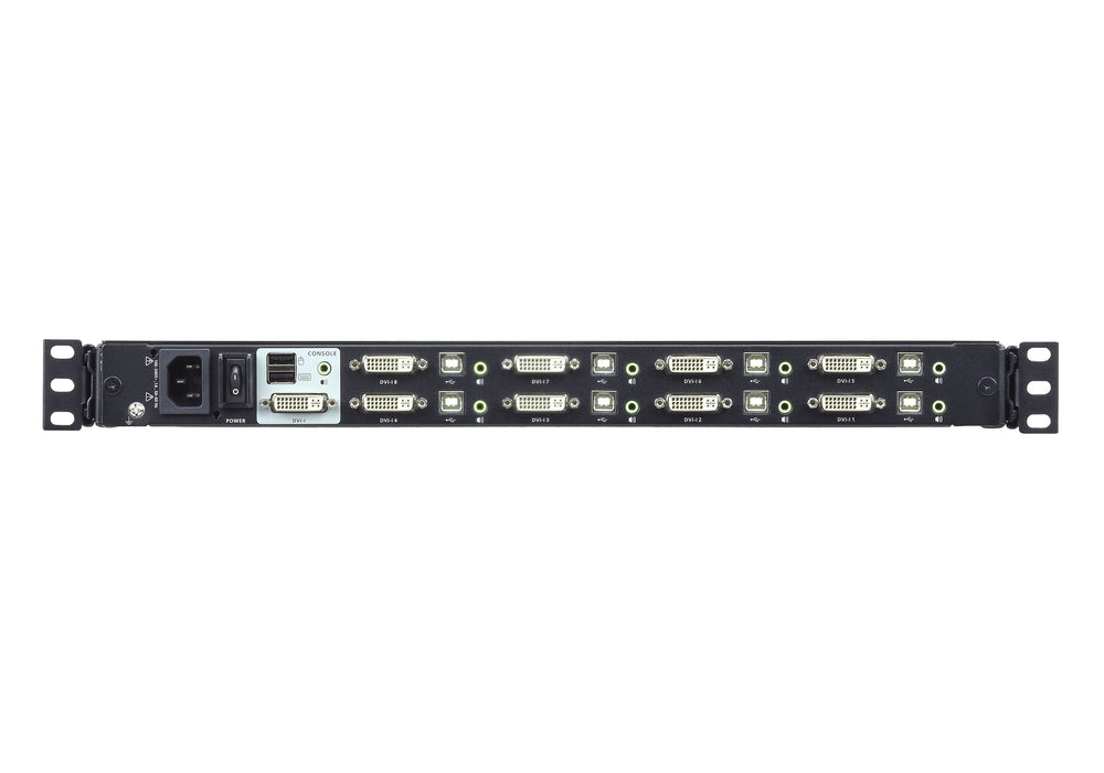 EAN 4710469345951 - ATEN CL6708MW consola de rack 43,9 cm (17.3") 1920 x 1080 Pixeles Metal, Plástico Negro 1U imagen 3