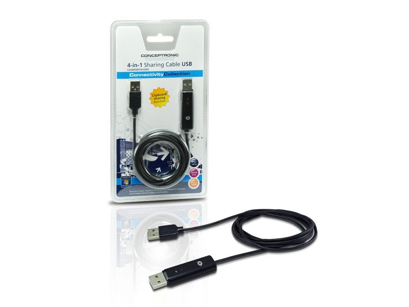 EAN 8714909024884 - Conceptronic USB 2.0 1.8m cable para video, teclado y ratón (kvm) Negro 1,8 m imagen 6