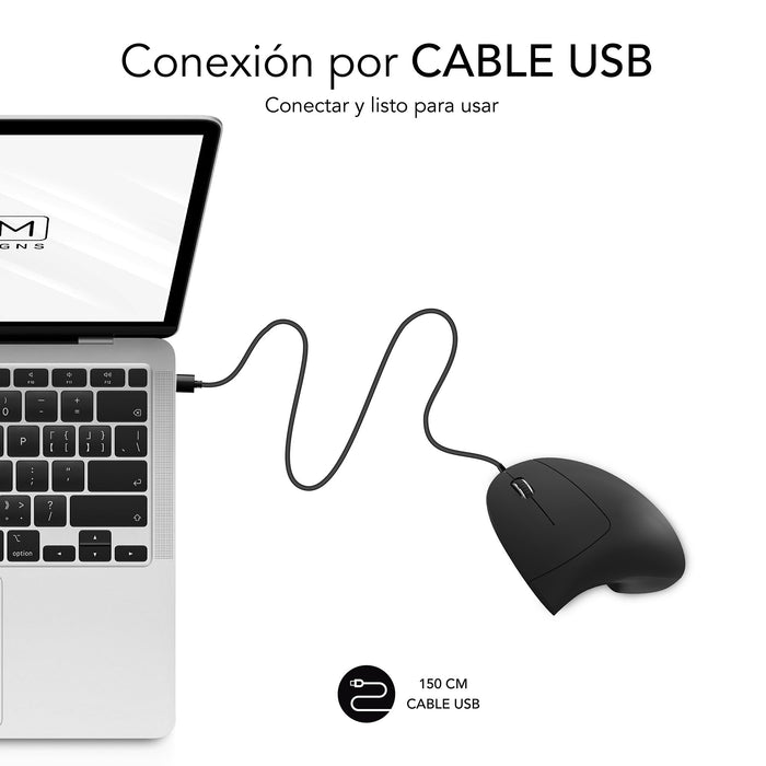 EAN 8436586743031 - SUBBLIM SUBMO-EDGVU01 ratón Universal mano derecha USB tipo A Óptico 1600 DPI imagen 2