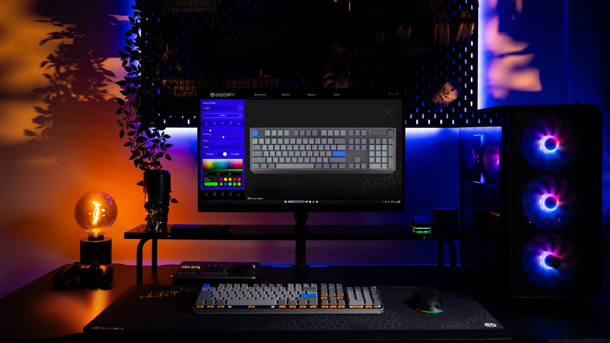 EAN 5903018666426 - ENDORFY Thock V2 teclado Juego USB + RF Wireless + Bluetooth QWERTY Inglés de EE. UU. Gris imagen 25