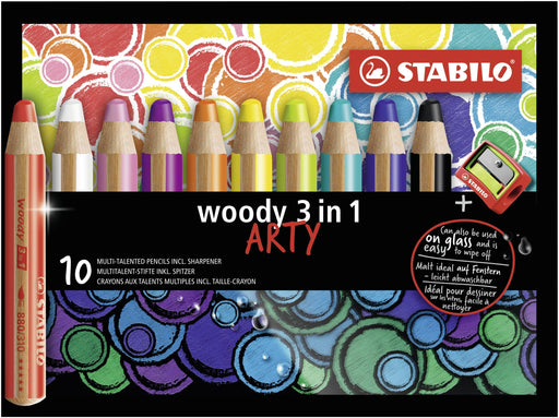 EAN 4006381547147 - STABILO woody 3 in 1 Multicolor 10 pieza(s) imagen 1