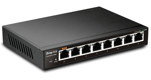 EAN 4712909124201 - DrayTek VigorSwitch G1080 Gestionado L2 Gigabit Ethernet (10/100/1000) Negro imagen 2