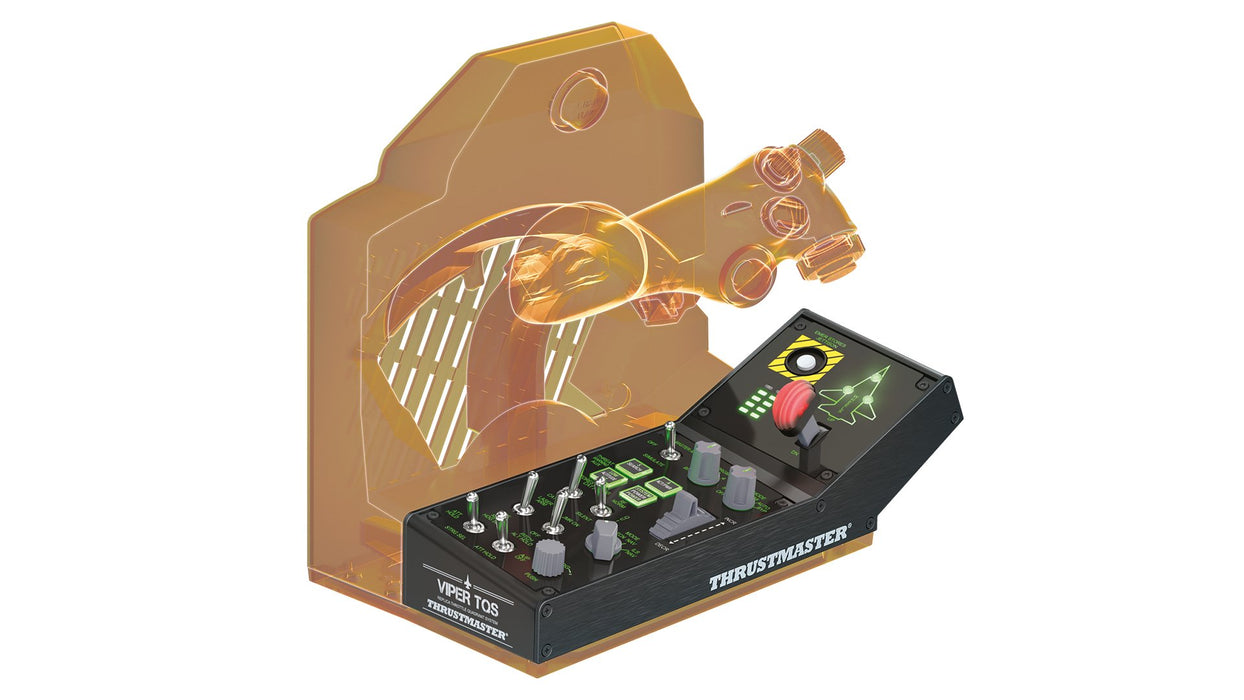 EAN 3362934003302 - Thrustmaster VIPER Panel Negro USB Joystick/Palanca de control lateral + cuadrante de aceleración PC imagen 5