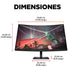 EAN 0197029618542 - OMEN by HP 31.5 inch QHD 165Hz Curved Gaming Monitor - OMEN 32c pantalla para PC 80 cm (31.5") 2560 x 144 imagen 10