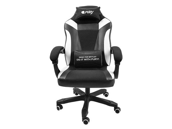 EAN 5901969426809 - FURY Avenger M+ Silla para videojuegos universal Asiento acolchado Negro, Blanco imagen 7