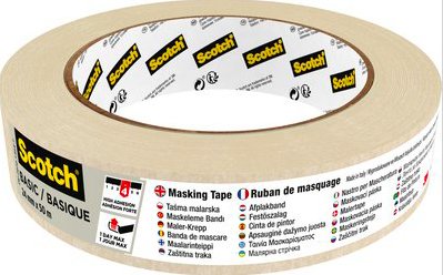 EAN 4054596730007 - 3M Scotch Abdeckband - Basic Cinta de pintor multiusos Apto para uso en interior Beige imagen 1