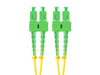 EAN 5901969430929 - Lanberg FO-SASA-SD11-0010-YE Cable de fibra óptica e InfiniBand 1 m SC Verde, Amarillo imagen 1