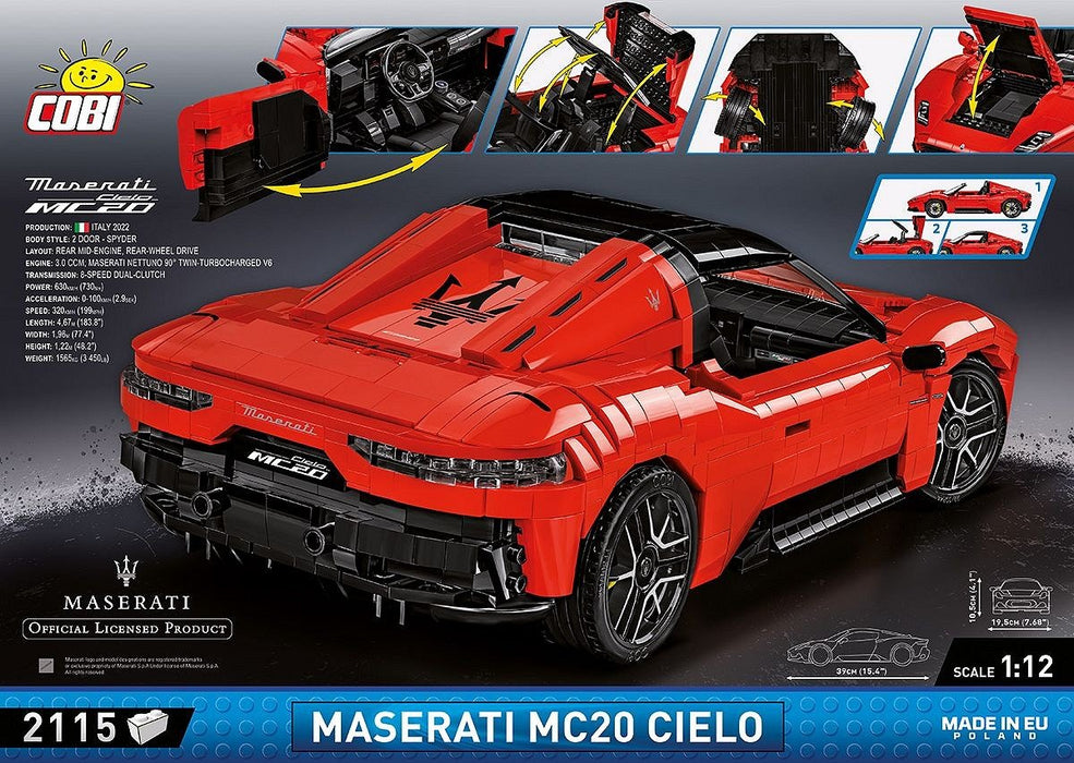 EAN 5902251243524 - COBI Maserati MC20 Cielo imagen 6