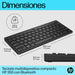 EAN 196548515943 - HP 350 BLK Compact Multi-Device Keyboard teclado Hogar Negro imagen 5