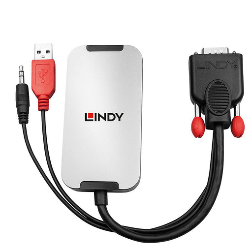 EAN 4002888382960 - Lindy 38296 adaptador de cable de vídeo Negro, Blanco imagen 2