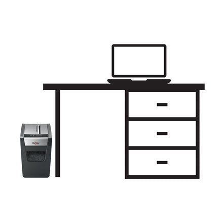 EAN 5028252523332 - Rexel Momentum X312-SL triturador de papel Corte en partículas Negro, Gris imagen 7