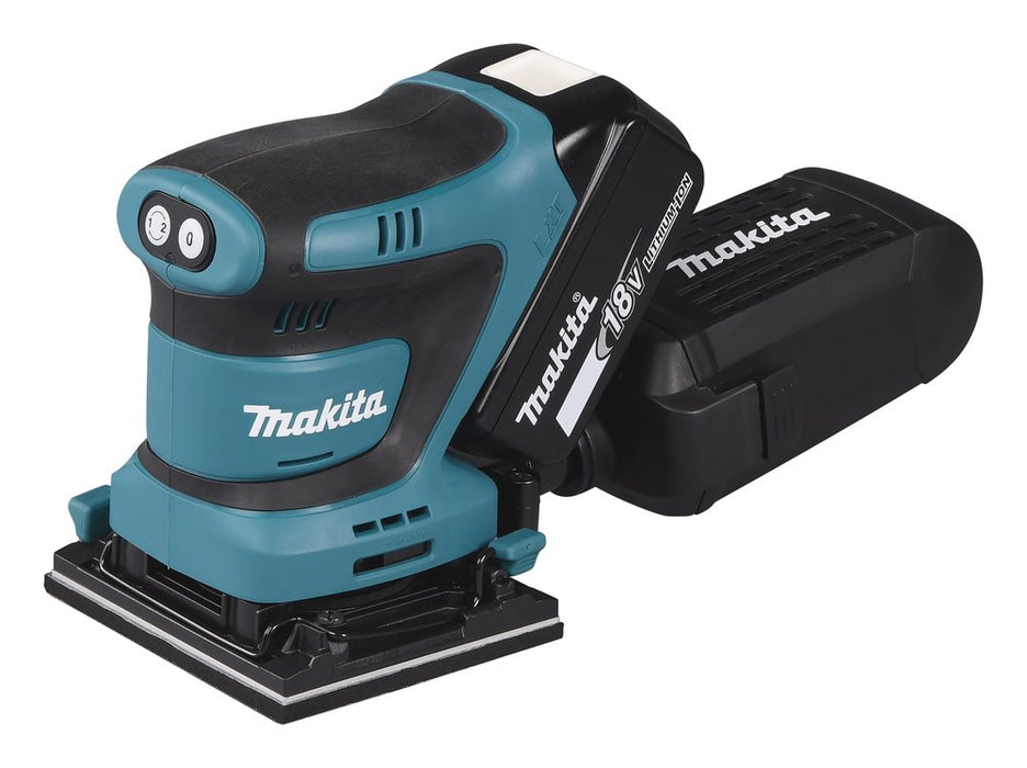 EAN 0088381760720 - Makita DBO480Z lijadora portátil Lijadora rotorbital 14000 OPM Negro, Azul 210 W imagen 1