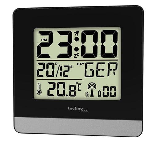 EAN 4029665002606 - Technoline WT260 Reloj despertador digital Negro, Plata imagen 1