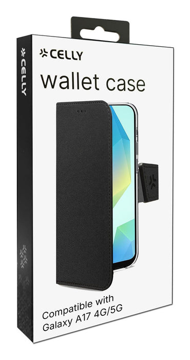 EAN 8021735225157 - Celly WALLY funda para teléfono móvil 17 cm (6.7") Funda cartera Negro imagen 6
