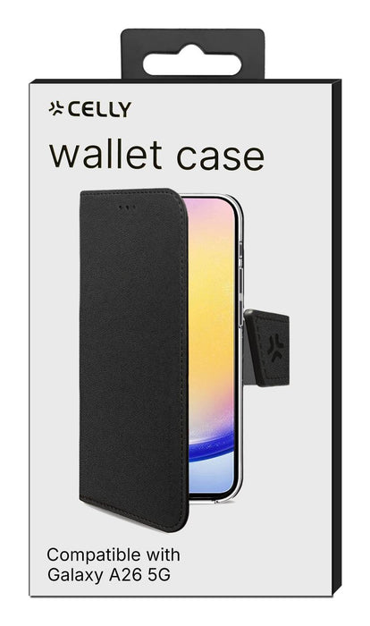 EAN 8021735220688 - Celly WALLY funda para teléfono móvil 17 cm (6.7") Funda cartera Negro imagen 5