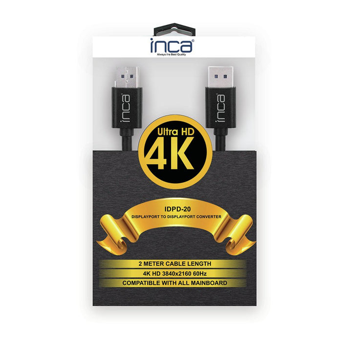 EAN 8681949010392 - Inca IDPD-20 cable DisplayPort 2 m Negro imagen 9