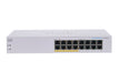 EAN 889728326544 - Cisco CBS110 No administrado L2 Gigabit Ethernet (10/100/1000) Energía sobre Ethernet (PoE) Escritorio Gri imagen 2