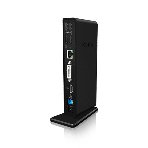 EAN 4250078189800 - ICY BOX IB-DK2241AC Alámbrico USB 3.2 Gen 1 (3.1 Gen 1) Type-A Negro imagen 4