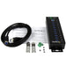EAN 0065030863001 - StarTech.com ST1030USBM hub de interfaz USB 3.2 Gen 1 (3.1 Gen 1) Type-B 5000 Mbit/s Negro imagen 5