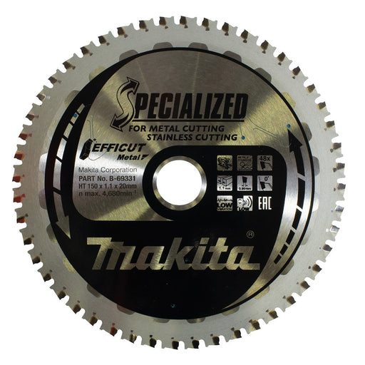 EAN 0088381548199 - Makita B-69331 hoja de sierra circular 15 cm 1 pieza(s) imagen 1