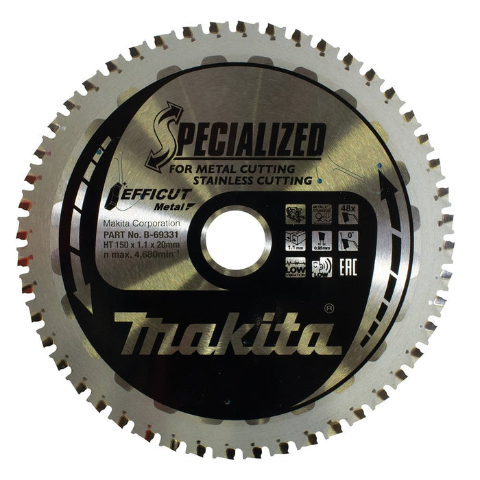EAN 0088381548199 - Makita B-69331 hoja de sierra circular 15 cm 1 pieza(s) imagen 1