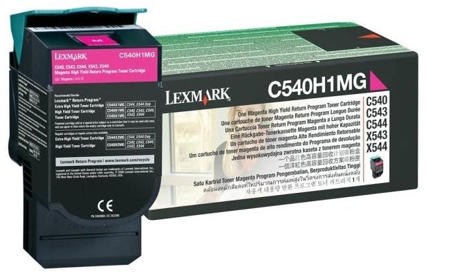 EAN 0734646083478 - Lexmark C540H1MG cartucho de tóner 1 pieza(s) Original Magenta imagen 1