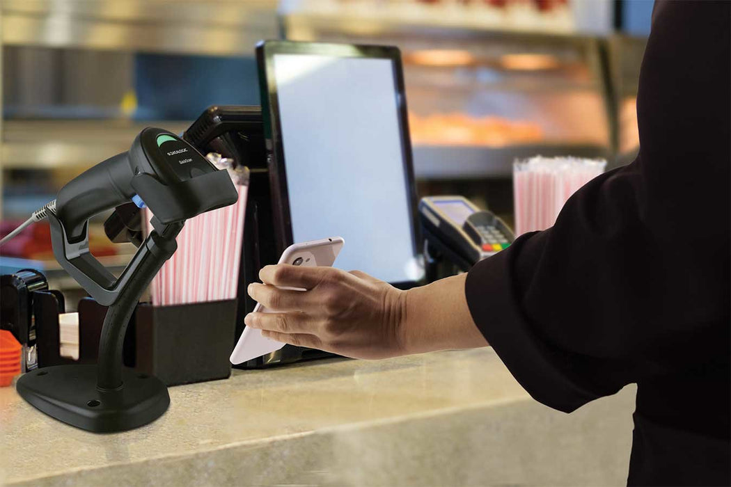 EAN 5715063034286 - Datalogic QD2220 Lector de códigos de barras portátil 1D Laser Negro imagen 2