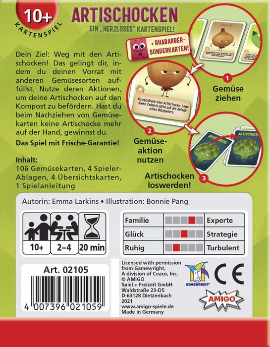 EAN 4007396021059 - Amigo Artischocken 20 min Juego De Cartas Estrategia imagen 3