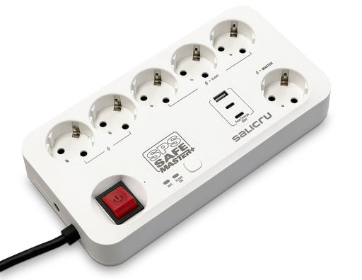 EAN 8436584875635 - Salicru SPS SAFE MASTER+ Blanco 6 salidas AC 230 V 1,4 m imagen 1