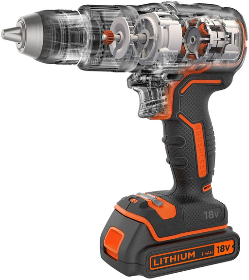 EAN 5035048653364 - Black & Decker BL188KB-QW destornillador eléctrico y llave de impacto 1650 RPM Naranja imagen 2