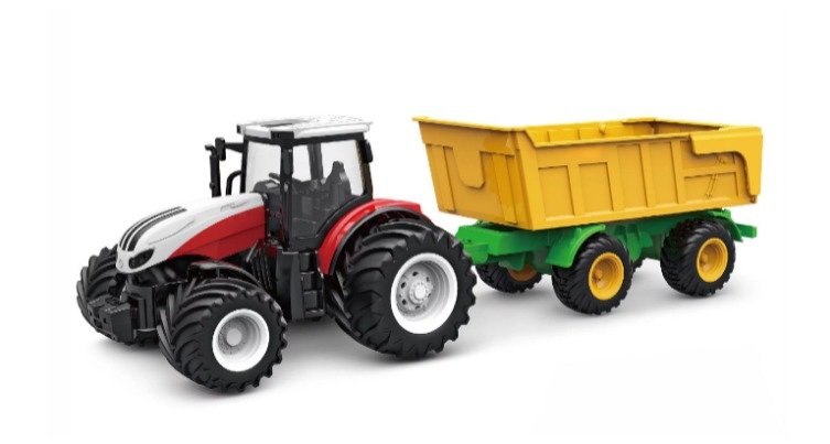 EAN 4260768515666 - Amewi Toy Traktor mit Kippanhänger modelo controlado por radio Tractor Motor eléctrico 1:24 imagen 1