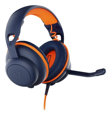 EAN 0662919119718 - V7 HU590E auricular y casco Alámbrico Educación USB Type-C / USB Type-A Azul, Naranja imagen 1
