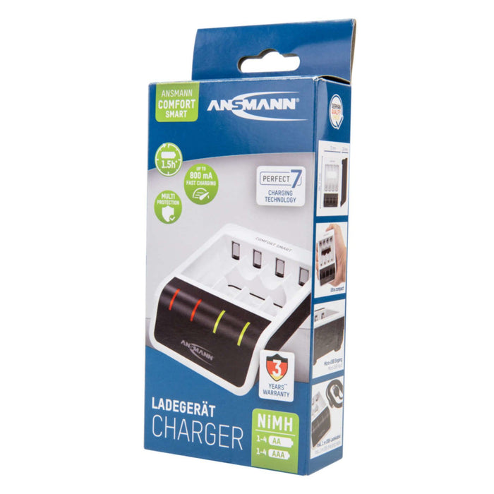 EAN 4013674161102 - Ansmann Comfort Smart cargador de batería Pilas de uso doméstico USB imagen 8