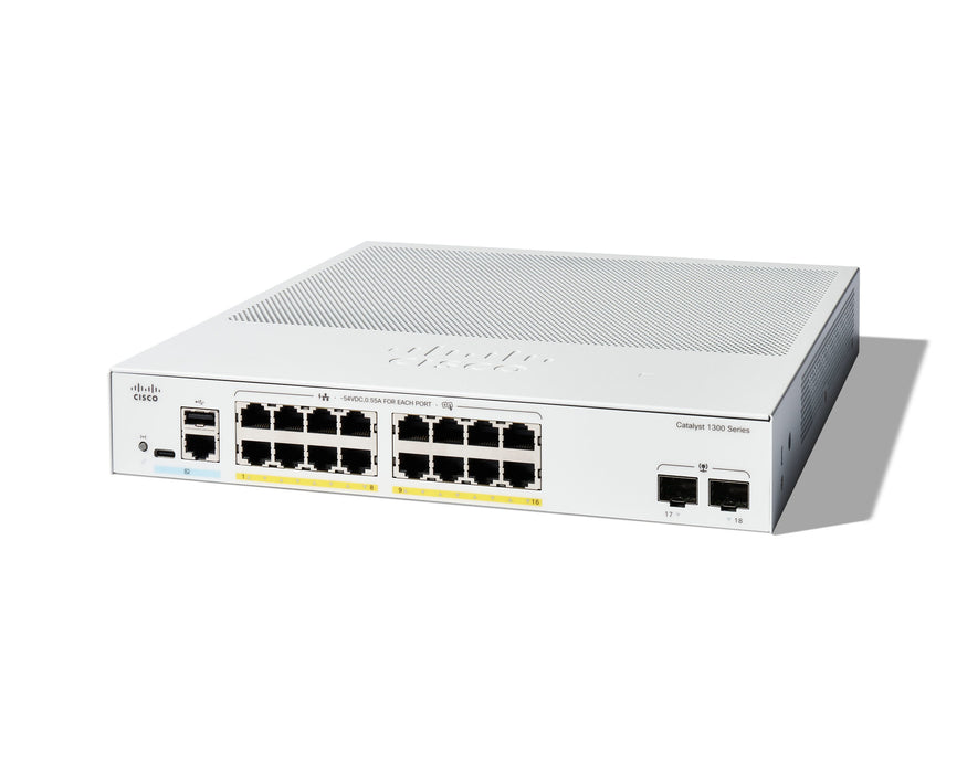 EAN 0889728521611 - Cisco C1300-16FP-2G switch Gestionado L2/L3 Gigabit Ethernet (10/100/1000) Blanco imagen 1
