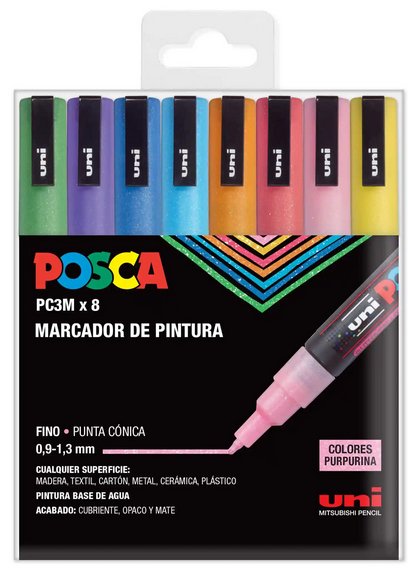 EAN 8435009951497 - POSCA PC-3M/8C Multicolor 8 pieza(s) imagen 1