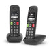 EAN 4250366864167 - Gigaset E290 Duo Teléfono DECT/analógico Identificador de llamadas Negro imagen 2