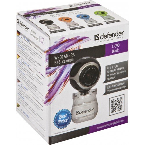 EAN 4714033630900 - Defender C-090 cámara web 0,3 MP USB 2.0 Negro imagen 3