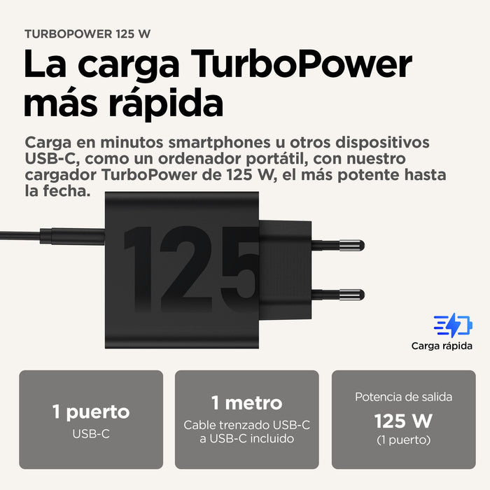 EAN 0840023275609 - Motorola TurboPower 125W Universal Negro Corriente alterna Carga rápida Interior imagen 4