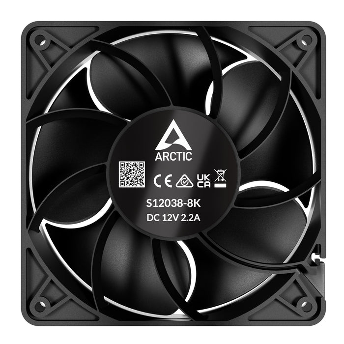 EAN 4895213704694 - ARCTIC S12038-4K Carcasa del ordenador Ventilador 12 cm Negro 1 pieza(s) imagen 4