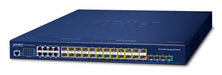 EAN 4711605286671 - PLANET Layer 3 16-Port 100/1000X SFP Gestionado L3 10G Ethernet (100/1000/10000) 1U Azul imagen 1